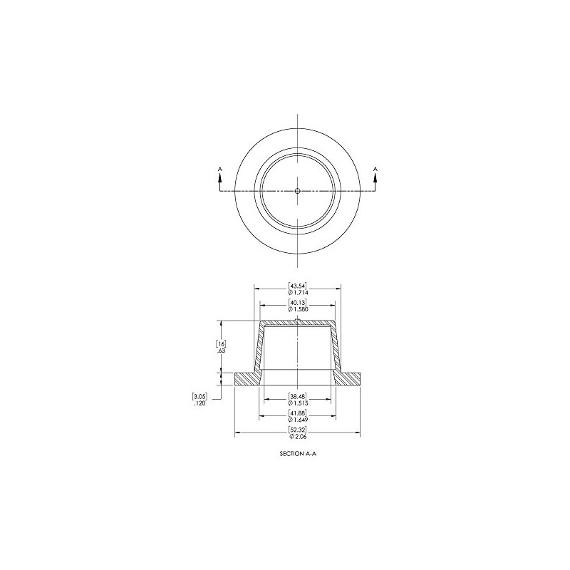 Caplugs WW-18 WW Series, Plastic Tapered Cap and Plug with