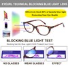 EYEURL 4 Pack Cat Eye Reading Glasses for Women Blue