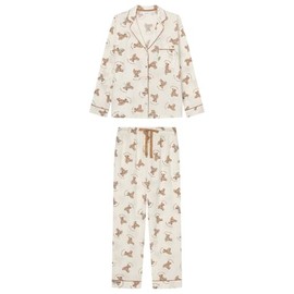 Women'secret Women's Pijama Largo Daily Teddy Pyjamas, Brown