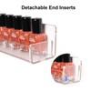 BTremary Acrylic Shelves Nail Polish Wall Mounted Holder Paint Organizer