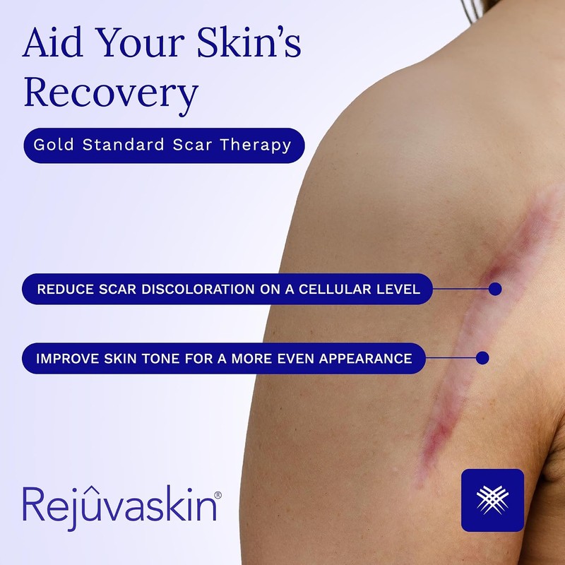 Rejuvaskin Scar Esthetique Cicatrices Crème con silicona, 1 oz