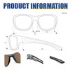 Flux Dynamic Polarized Sunglasses for Men and Women UV400 Protection,Anti-Slip,Lightweight