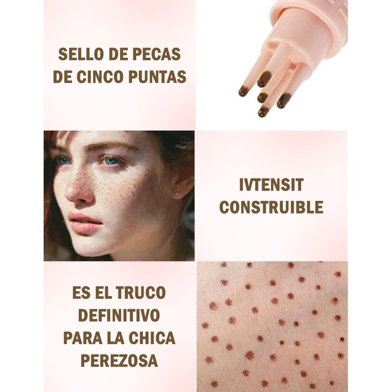 Erinde Lápiz Para Pecas, Sello Para Pecas Resistente Al Agua