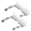 FUSCH 2PCS Rear License Plate Lamp Clips，License Plate Light Retainer