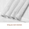 Yisumei Blanket Soft Flannel Soft Fleece Blanket Bed Throw Black