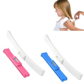 BLPRKOT 4 Piece Haircut Set Split End Trimmer Cutting Aid Stencil Pony Cutting Aid Haircut Clip Haircut Guide Advanced Hairdressing Assistant