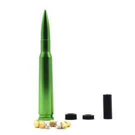 5.5 inch 50 Cal Bullet Car Truck Antenna Mast Vehicle Short Radio Antenna Replacement for Ford F Series F150 Raptor Super Duty Ranger Explorer Dodge RAM Classic Pickup Trucks