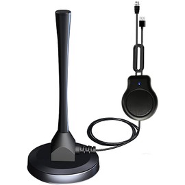 DollaTek Indoor DVB-T HD TV Antenna Indoor Black Television USB Amplifier Digital Ground Wave Hdtv DTMB Car TV Aerial Antenna