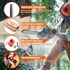 MRELC Chainsaw Sharpener, Chainsaw Sharpening Jig Kit, with Tungsten Burr
