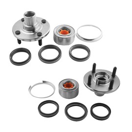 PM Auto Pair of 2 Front Wheel Hub Bearing Assembly For 1987-2002 Toyota Corolla