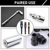 Impact Driver Socket Adapter Set, Extension Bit 1/4, 3/8, 1/2