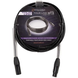Accu-Cable TOUR LINK 5P15 15 Foot 5-Pin Male To Female DMX Lighting Cable ADJ