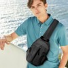 AdiStylinno Sling Bags for Men, Large Capacity Nylon Crossbody Bag