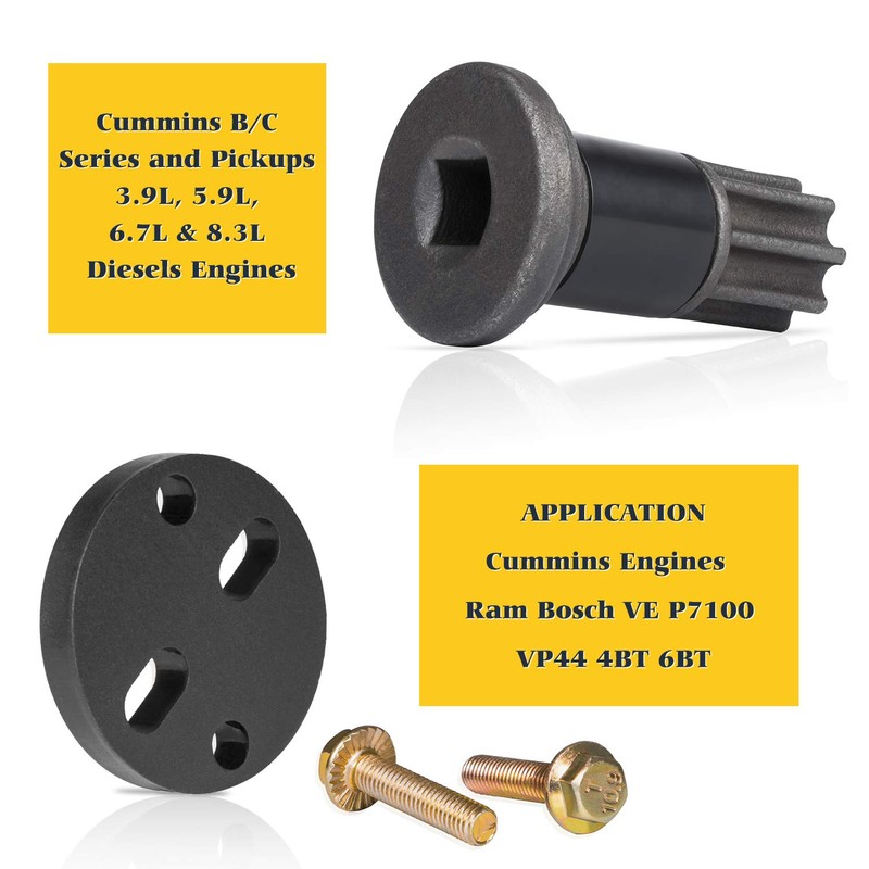 V-SEK 13mm Injection Pump Gear Puller and Idle Lock Nut