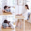 Nishikawa QH91306000 Nap Pillow, Heart Blue, 17.7 x 13.8 inches