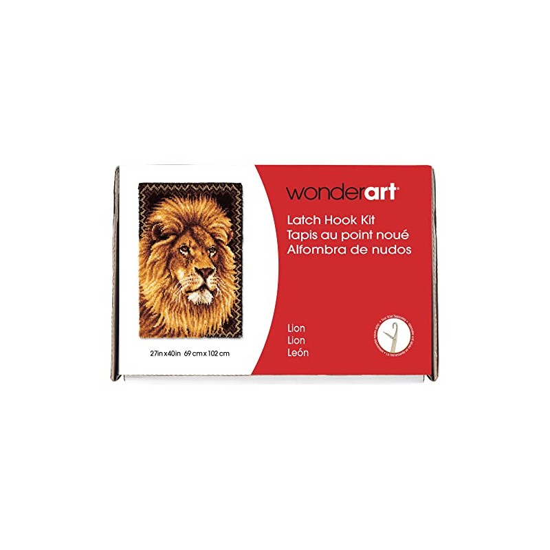 Wonderart Latch Hook Yarn, Lion