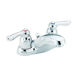 Chateau Double Handle Centerset Low Arc Bathroom Faucet