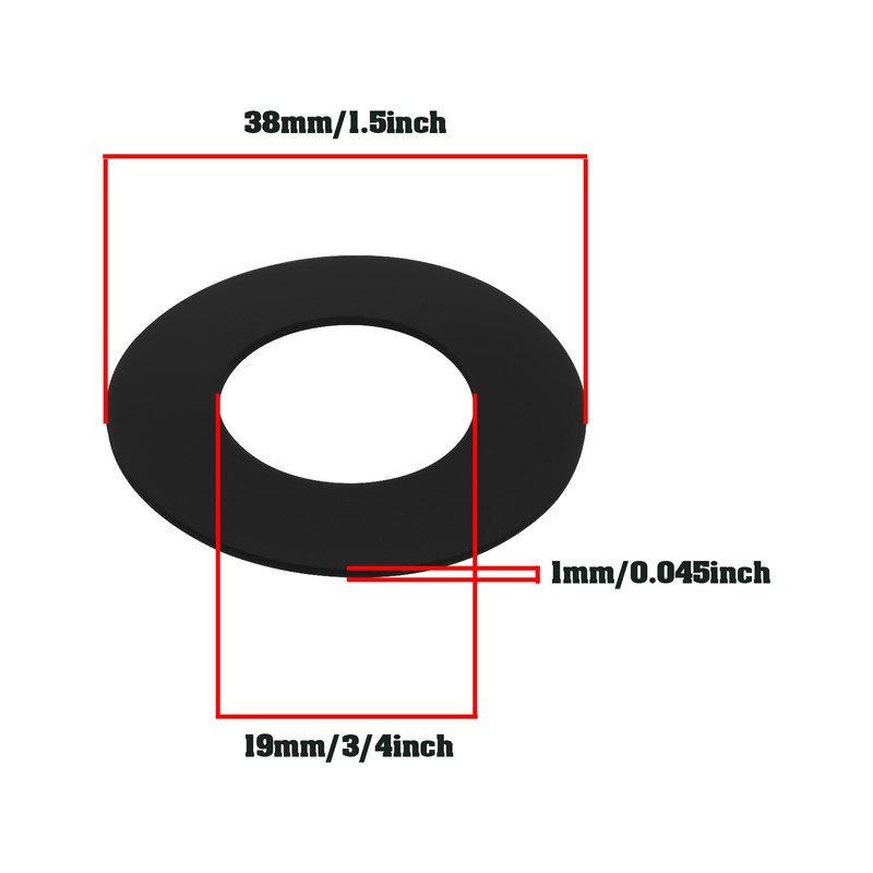 eMagTech 5pcs NMO Gasket Gaskets 3/4 X 1.5 X .045