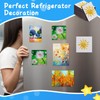 Engrowtic 30 Pcs Mini Magnetic Canvas Panel Boards Magnetic Painting