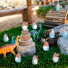 24 Pcs Mini Resin Gnomes Figurines Bulk Miniature Tiny Fairy