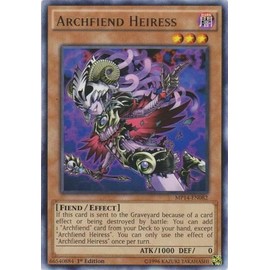 YU-GI-OH! - Archfiend Heiress (MP14-EN082) - Mega Pack 2014 - 1st Edition - Rare