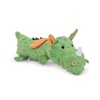 Surrey Feed Dragon Plush Dog Toy with squeaker inside.
