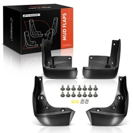 A-Premium Set of 4PCS Mud Flaps Splash Guards Mudguards Mudflaps Compatible with Honda Odyssey, 2018-2024, Mini Passenger Van, Black Color, Front LH RH and Rear LH RH