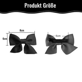 Esshogo Hair Clip Bow, Hair Bow, Hair Clip Black, Bow Hair, Hair Bow Christmas, Hair Clips Women with Bows, Hair Clips Children's Bows