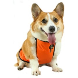 FSLMY Dog Apron, Mudflap, Rain Apron, Raincoat, Dog Wear, Stomach Apron, Mud Flap, Waterproof, Breathable, Cute, For Corgi, Shiba Inu, French Bulldog, For Ducks Kappa, Pet Supplies, For Walks,