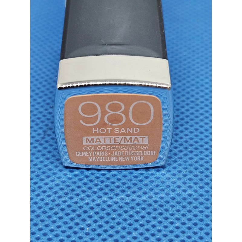 Maybelline Color Sensational Matte Lipstick 980 HOT SAND Full Size