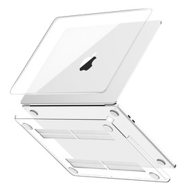 GPXIIZ Case Compatible with MacBook Air 13 Inch M1 Protective Case 2020 2019 2018 Release A2337 A2179 A1932, Ultra Thin Hard Shell Snap Case Cover 13.3 Inches, Crystal Clear