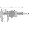 CNC QUALITÄT Watch Caliper 200 mm - Reading: 0.01 mm