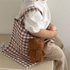 Kokoni Plus Gingham Check Mini Bag, beige brown