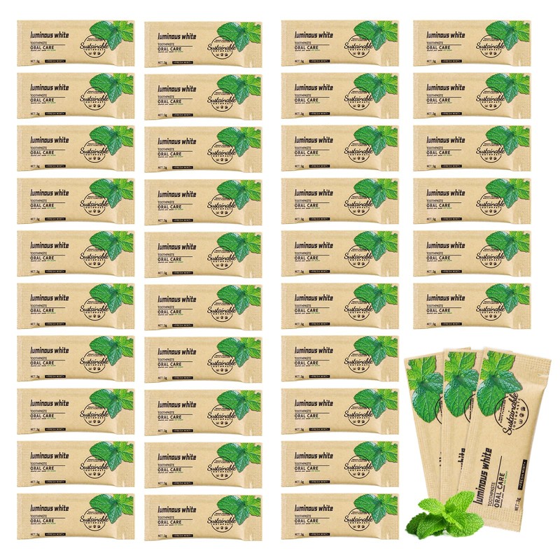 HAIFOTRVA 200 Pack Too Small Bulk Travel Size Toothpaste, 0.105