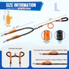 Lukovee Double Dog Leash, No Tangle 360° Swivel Heavy Duty