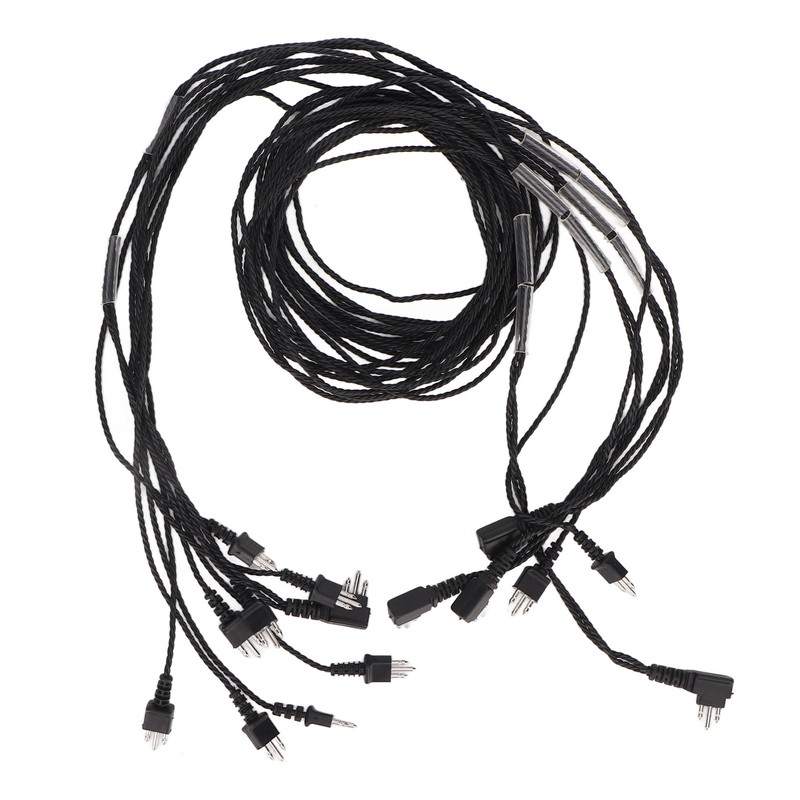 5PCS 3pin Hearing Aids Receiver Cable Heat Resistant Stable Sound