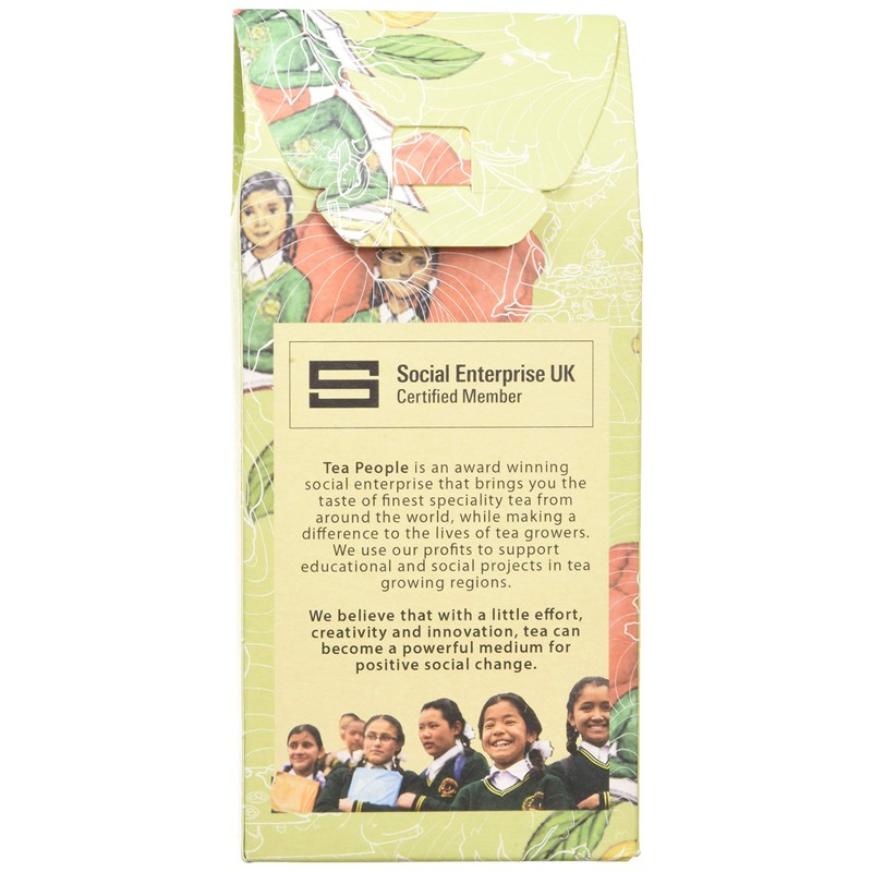 Tea People Coconut Rose Green- 15 Tea Pyramids in Retail