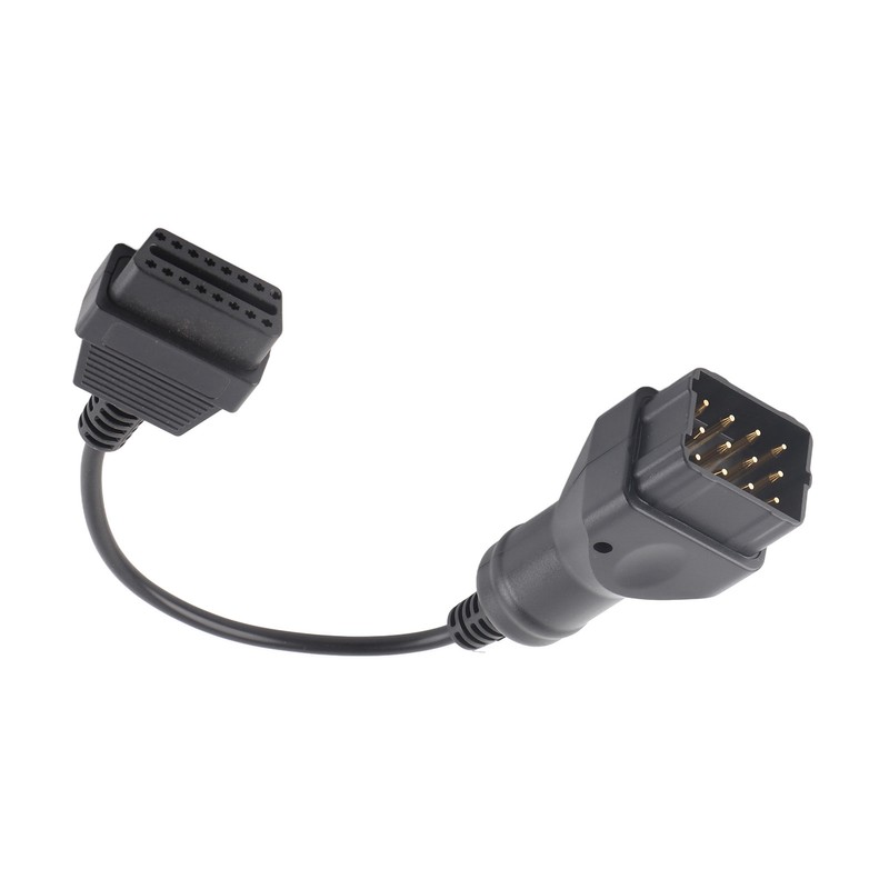12 Pin to 16 Pin OBD2 Connector Cable OBDII Adapter