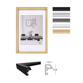 Steel Style Plastic Picture Frame