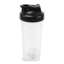 DKMambo Shaker Bottle with Balls Leak Proof Drink Ideal for Workout Supplements,Protein Powder, BPA Free, Nutrition, Portable Fitness Enthusiasts Athletes，20oz，White