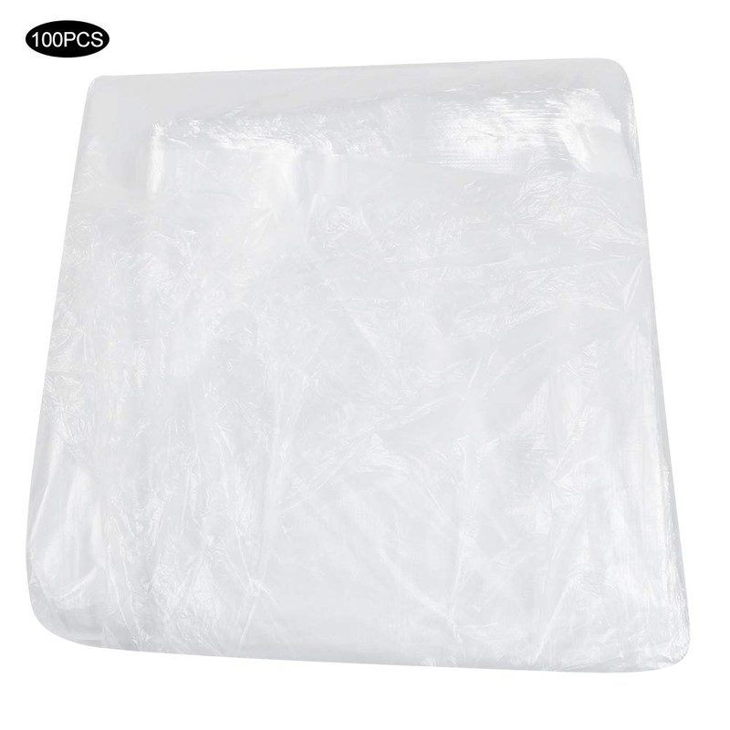 100 Uds Capa de Peluquero Desechable Chal para Tinte de