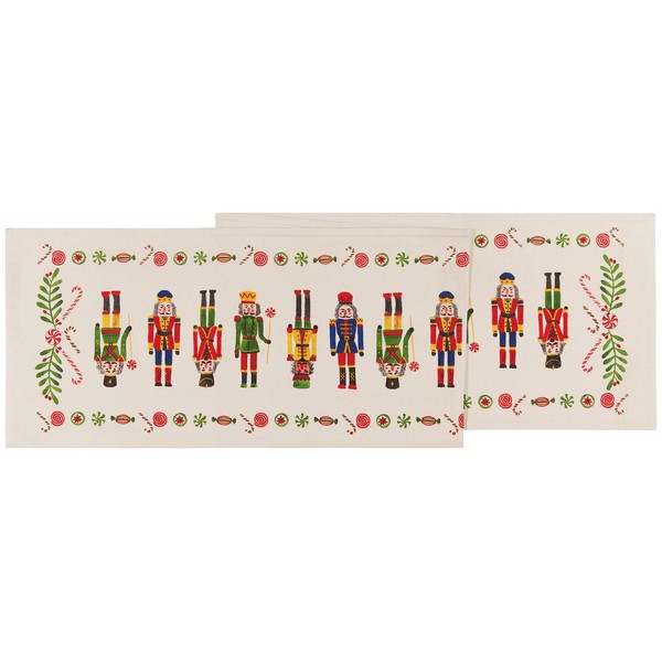 Now Designs 100% Cotton Christmas Table Runner, L72 x W13,