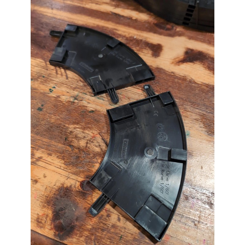 Carrera Slot Car 1/32 Outside Shoulder Track For 1/60 Curve