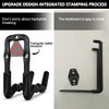 3-H Wall Hooks Garage Pack of 6 Tool Hooks All-in-One
