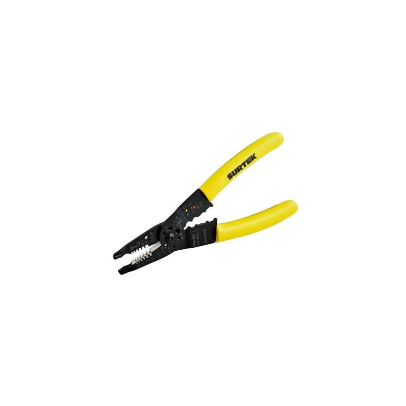 Surtek PLC8 Pinza pelacable 10-22 AWG de 8