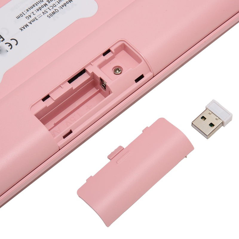 Wireless Keyboard and Mouse 2.4Ghz Connection Cute Keyboard Mouse Set