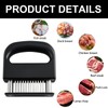 Meat Tenderiser with 48 Stainless Steel Needles, Meat Tenderizer Tool