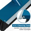 Stiff Bristle Deck Brushes for Scrubbing Heavy Duty with Rubber