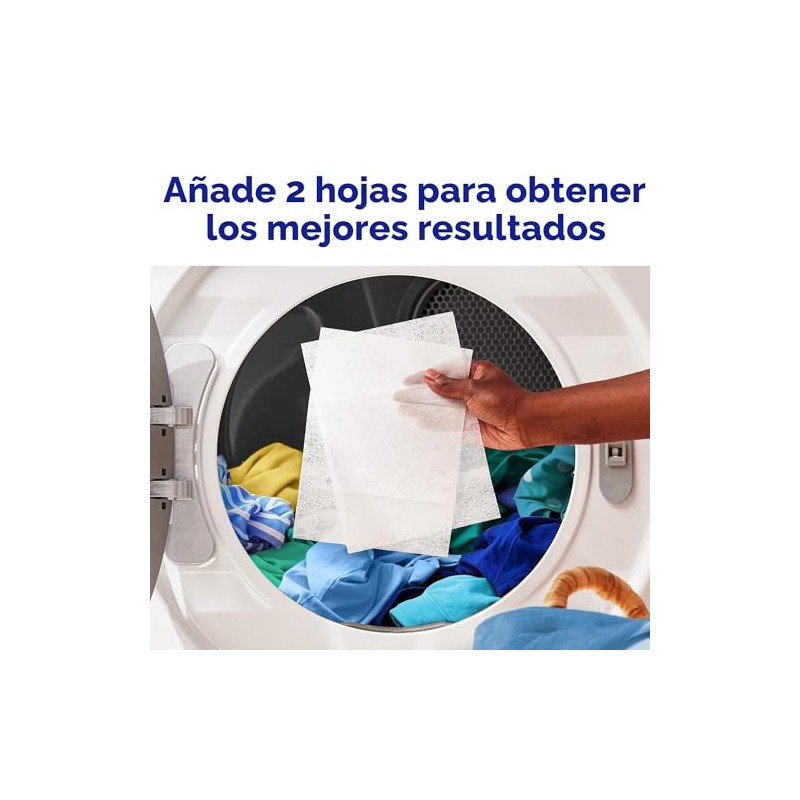 Bounce Hojas para secadora Free & Gentle, sin fragancia, 240