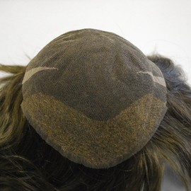 Stock Full Swiss Lace Dark Brown 3# Toupee for Men Human Hair System Replacement